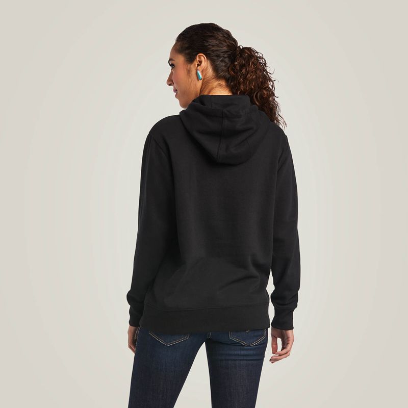 Ariat Mexico Hoodie Noir Femme | GNN-59319731