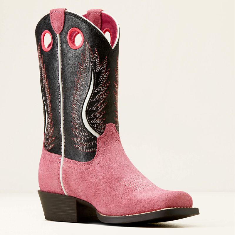 Ariat Bk Futurity Fort Worth Western Boot Rose Enfant | YCW-78138460