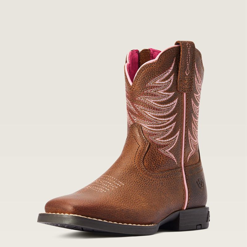 Ariat Bk Child Firecatcher Western Boot Marron Enfant | UUR-92540120