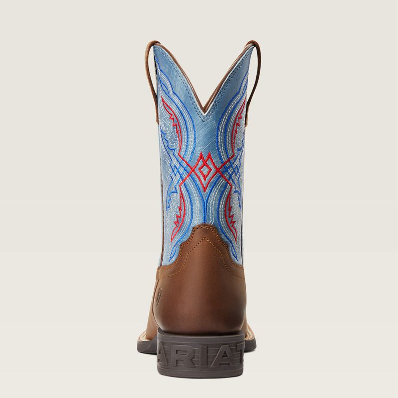 Ariat Bk Double Kicker Western Boot Marron Enfant | XZQ-82707926