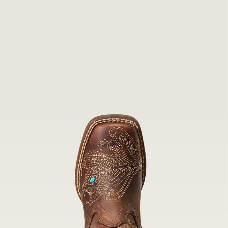 Ariat Bk Bright Eyes Ii Western Boot Marron Enfant | HBO-56902976