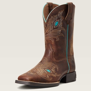 Ariat Bk Bright Eyes Ii Western Boot Marron Enfant | WMA-72594296