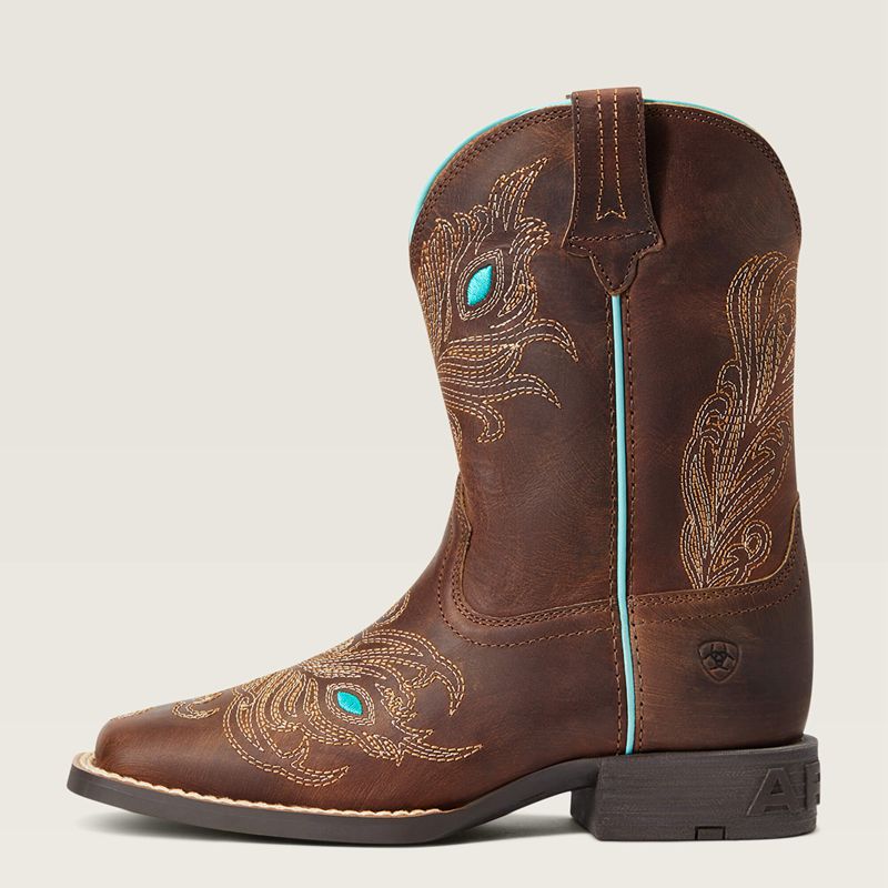 Ariat Bk Bright Eyes Ii Western Boot Marron Enfant | WMA-72594296