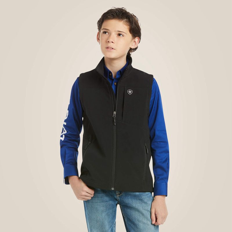 Ariat Vernon 2.0 Softshell Vest Noir Enfant | SHU-33296037