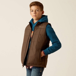 Ariat Crius Insulated Vest Banyan Bark Enfant | ZGZ-22532644