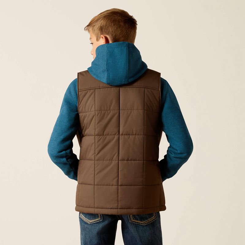 Ariat Crius Insulated Vest Banyan Bark Enfant | ZGZ-22532644