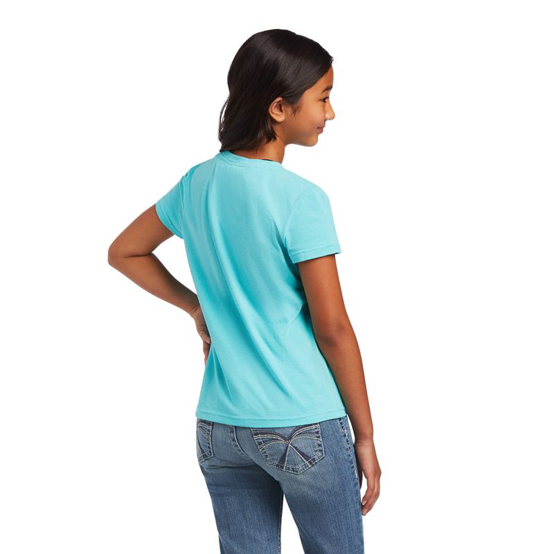 Ariat Real Cactus Tee Amazonite Enfant | WHS-19300156