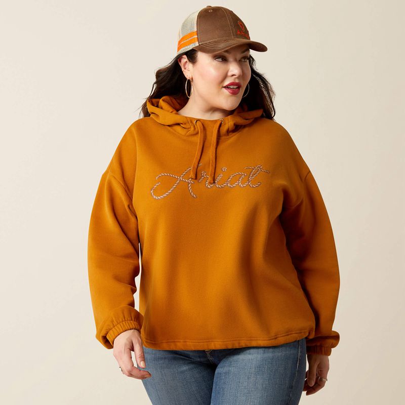 Ariat Essential Hoodie Roasted Pecan Femme | OII-76103134