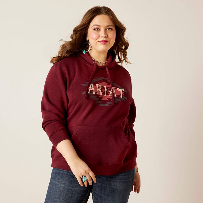 Ariat Diamond Hoodie Twany Port Femme | DVP-14705605