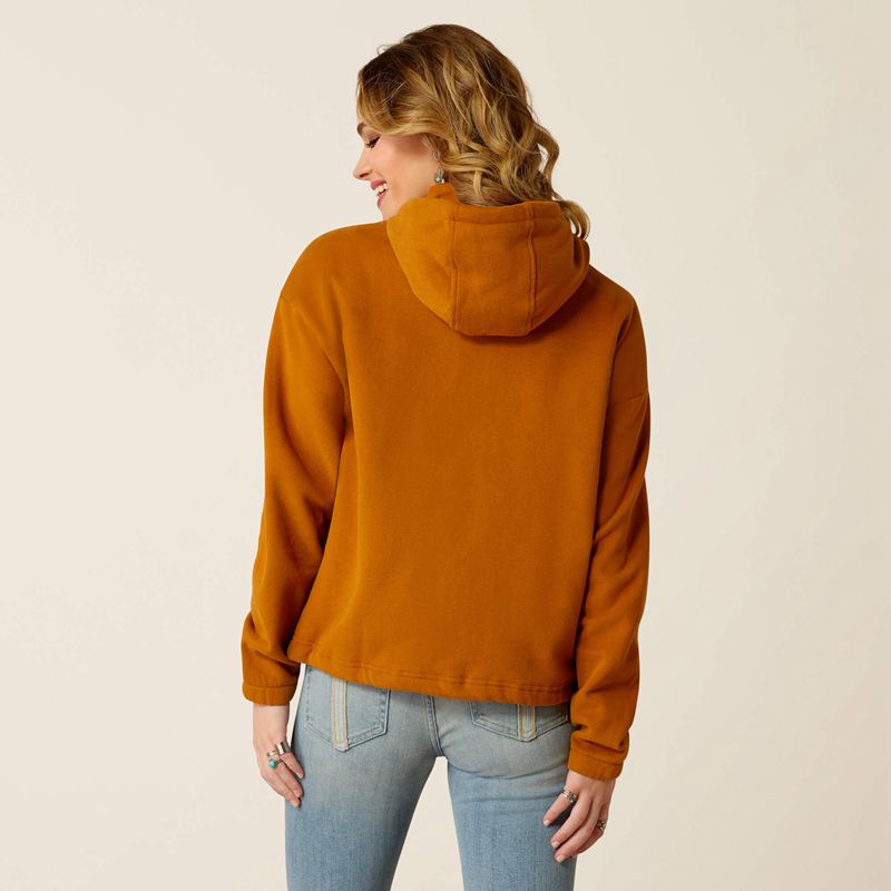 Ariat Essential Hoodie Roasted Pecan Femme | OII-76103134