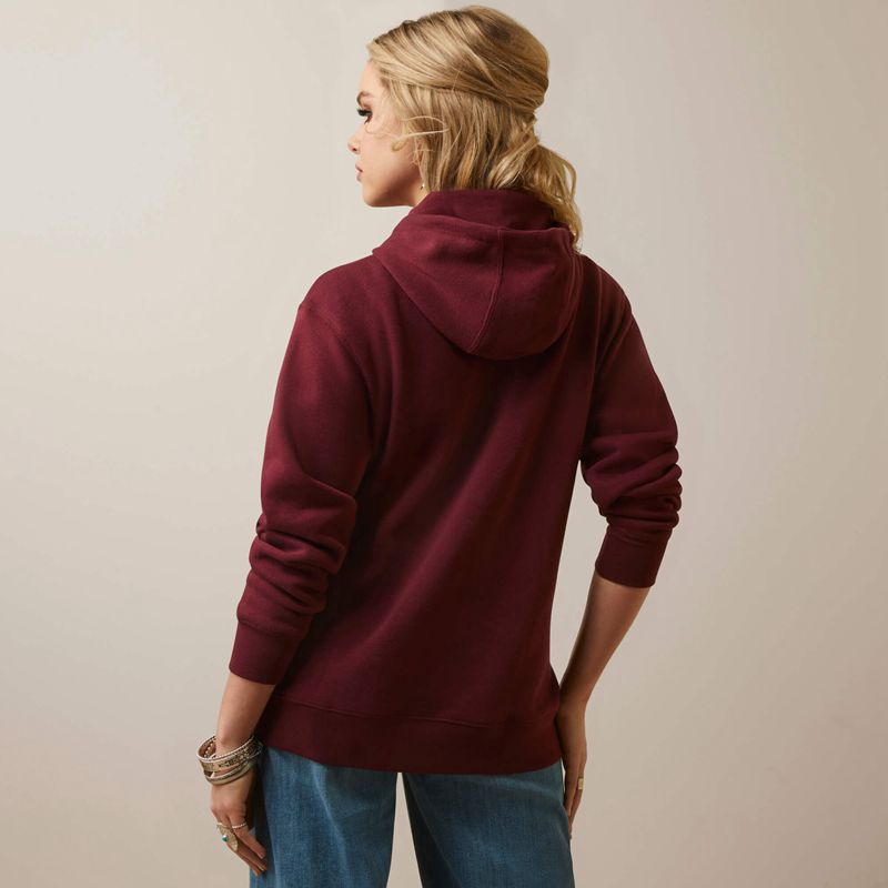 Ariat Diamond Hoodie Twany Port Femme | DVP-14705605