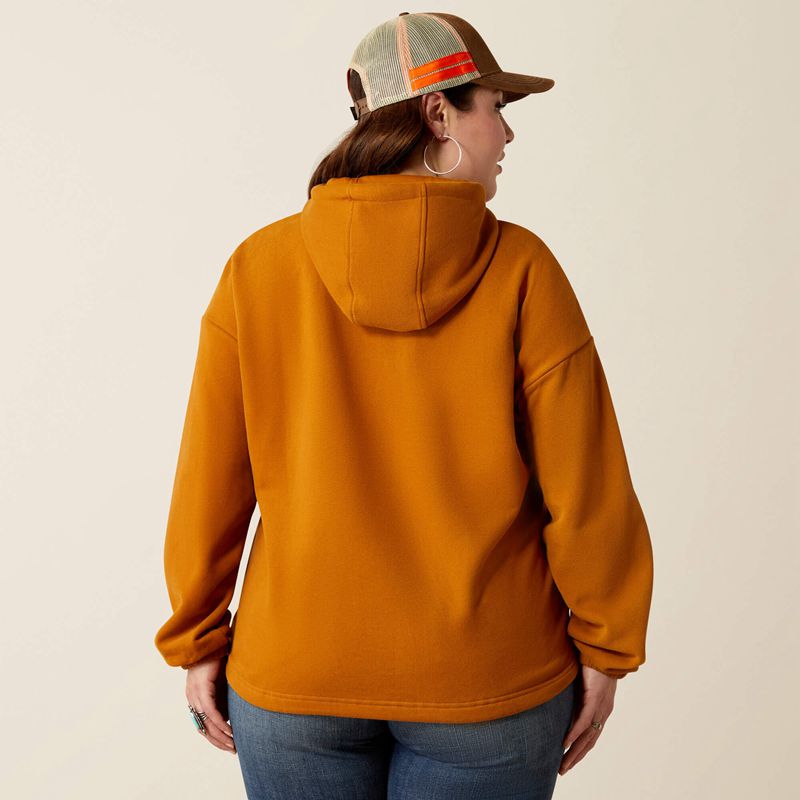 Ariat Essential Hoodie Roasted Pecan Femme | OII-76103134