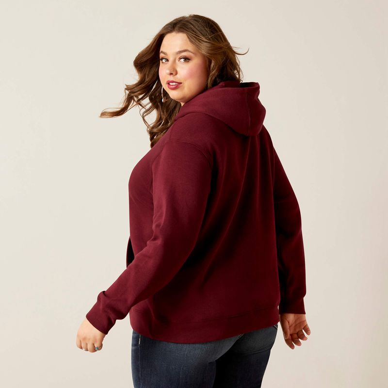 Ariat Diamond Hoodie Twany Port Femme | DVP-14705605