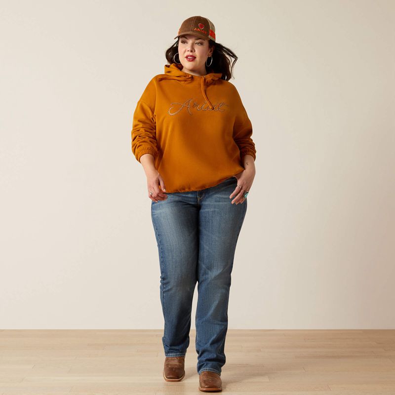 Ariat Essential Hoodie Roasted Pecan Femme | OII-76103134