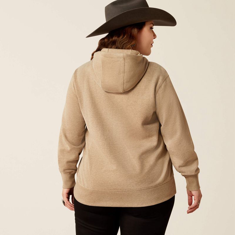 Ariat Bronco Stitch Hoodie Noir Femme | LQG-72229183