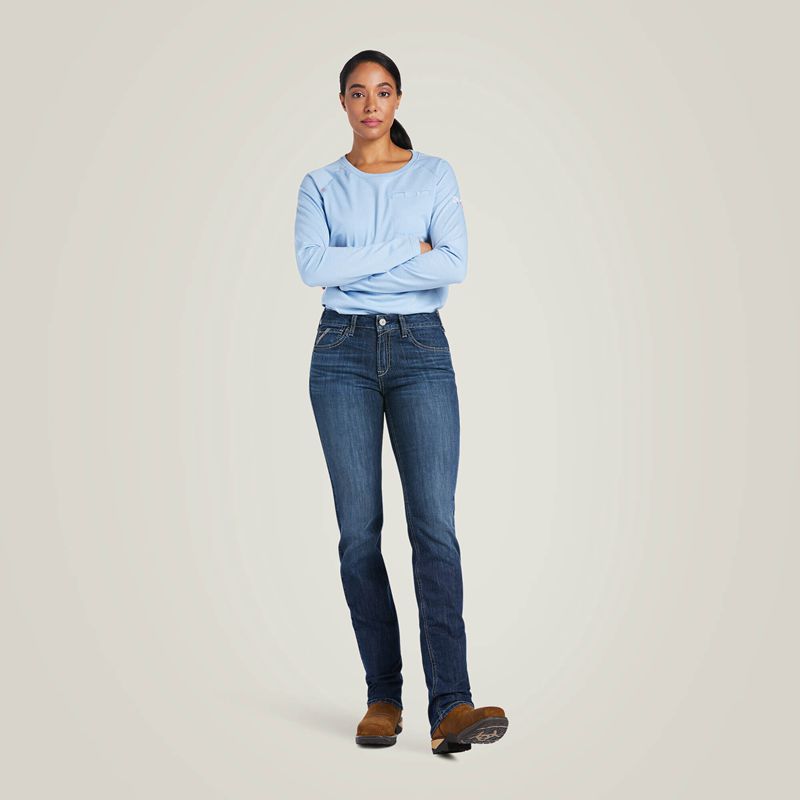 Ariat Fr Perfect Rise Durastretch Avelynn Slim Leg Jean Madera Femme | BOM-60300700