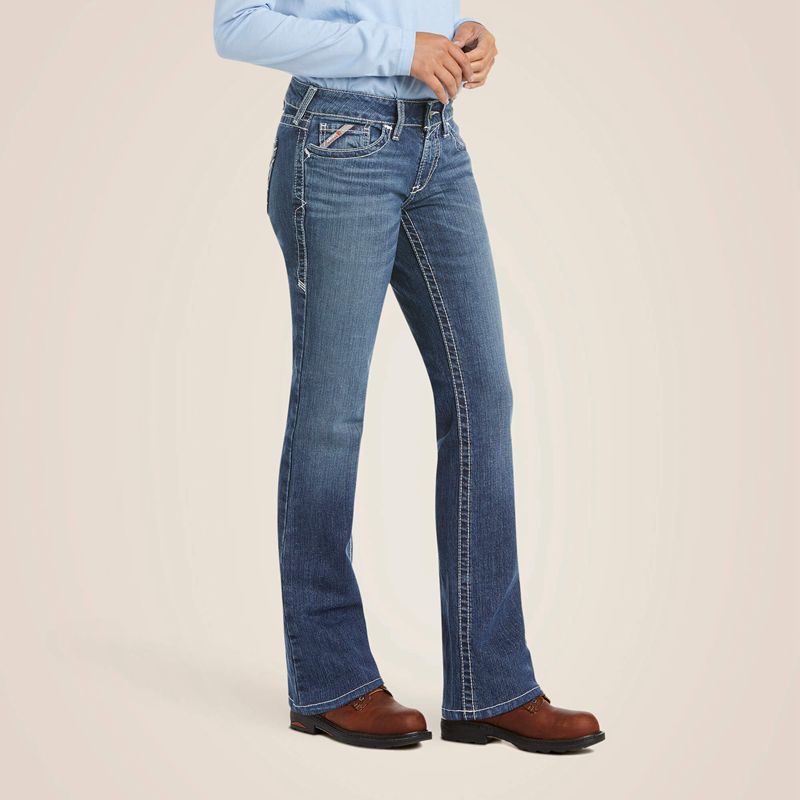 Ariat Fr Durastretch Entwined Boot Cut Jean Oceanside Femme | FYZ-91341986