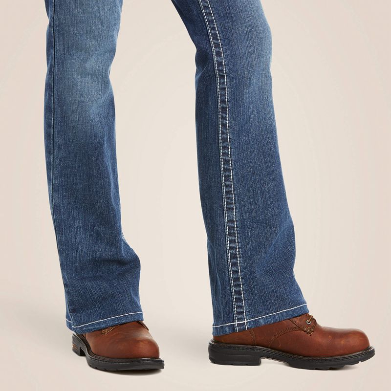 Ariat Fr Durastretch Entwined Boot Cut Jean Oceanside Femme | FYZ-91341986