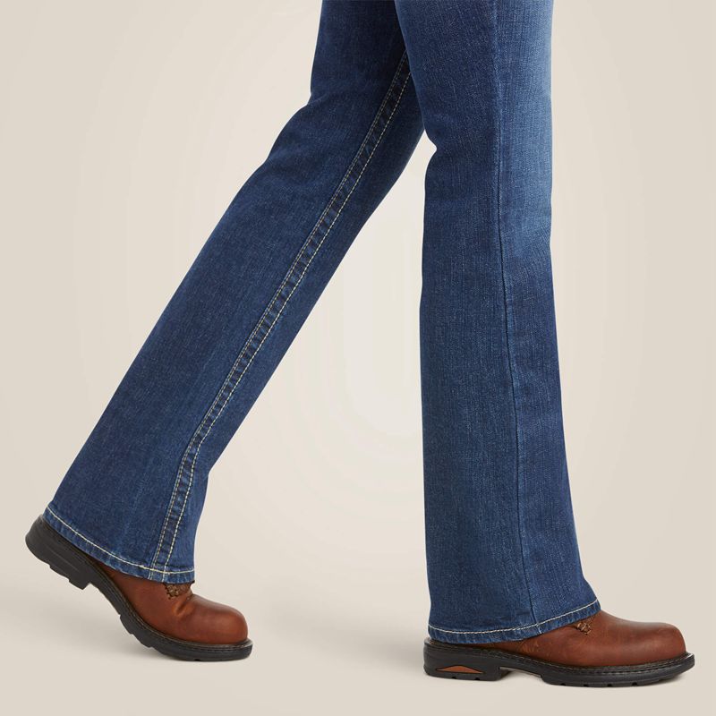 Ariat Fr Durastretch Basic Boot Cut Jean Bleu Femme | FDF-77921016