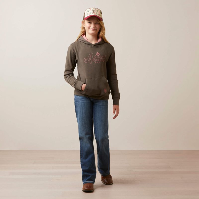 Ariat Thunderbird Sweatshirt Banyan Bark Enfant | QAP-12728616