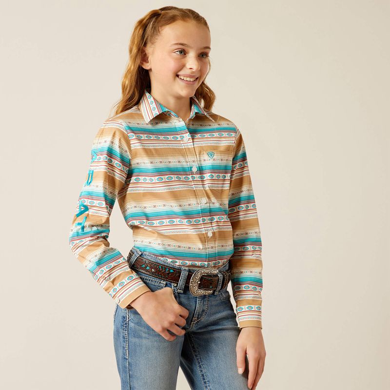 Ariat Team Kirby Shirt Fallon Serape Print Enfant | JNC-11438006