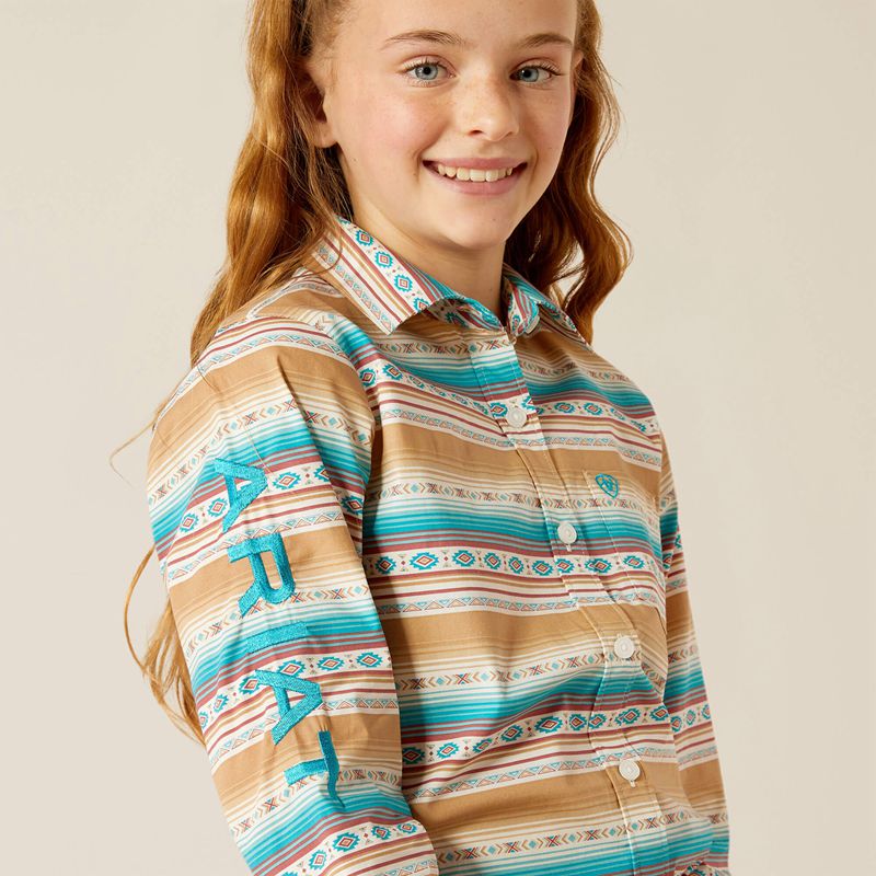 Ariat Team Kirby Shirt Fallon Serape Print Enfant | JNC-11438006