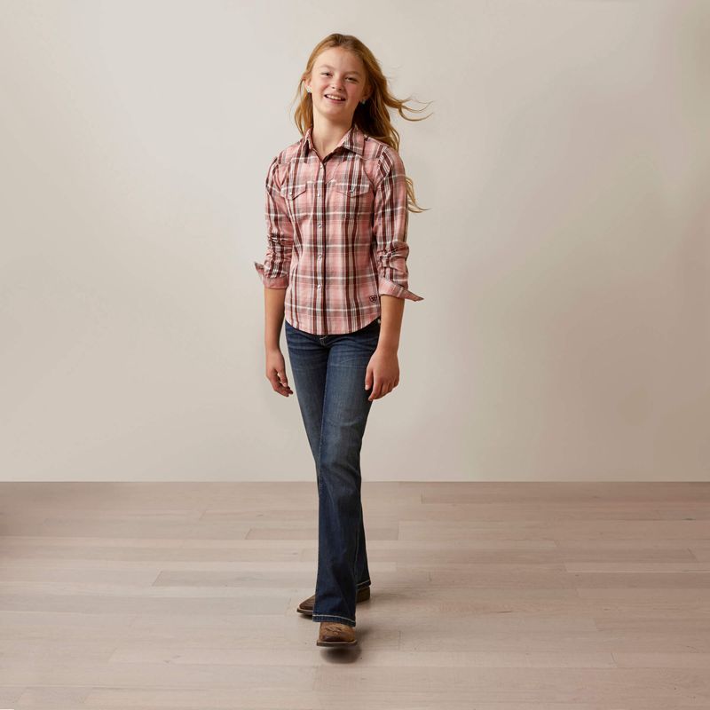 Ariat Saguaro Shirt Plaid Enfant | EKL-73749534