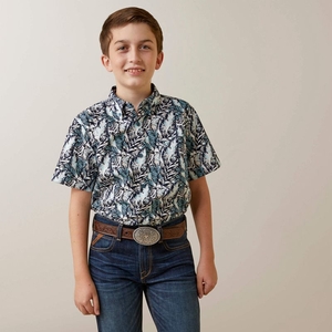 Ariat O'shea Classic Fit Shirt Blanche Enfant | JMR-71597507