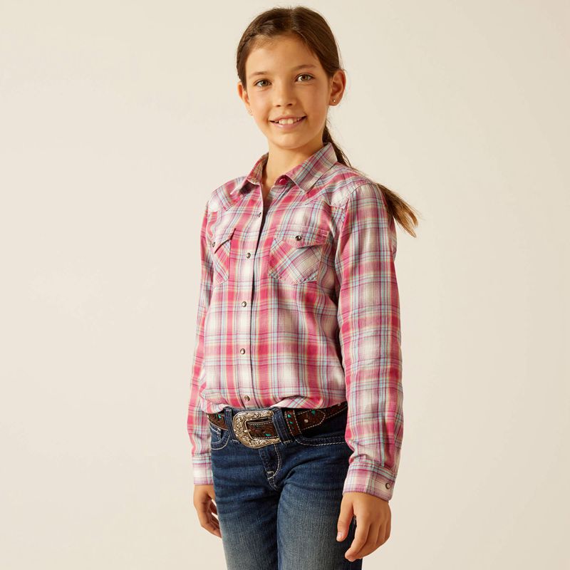 Ariat Merida Shirt Plaid Enfant | PXN-23840735