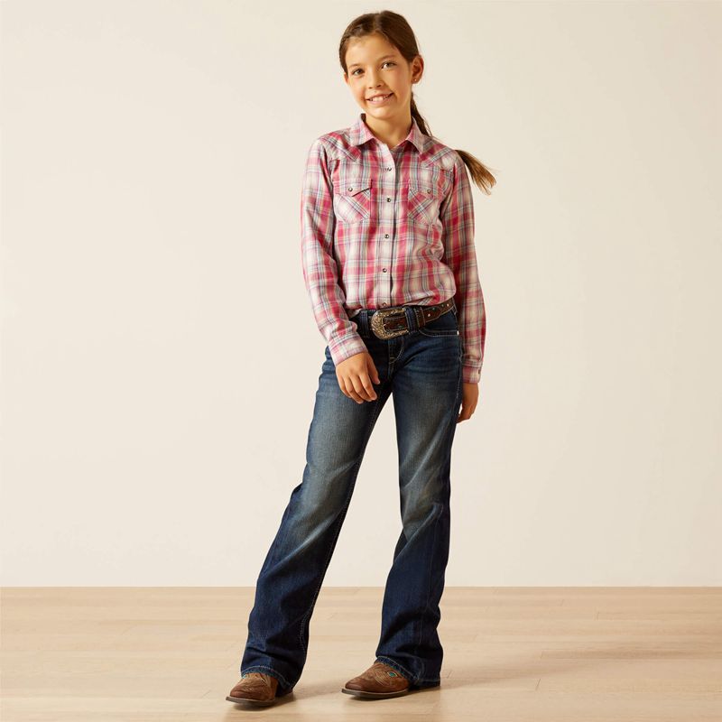 Ariat Merida Shirt Plaid Enfant | PXN-23840735