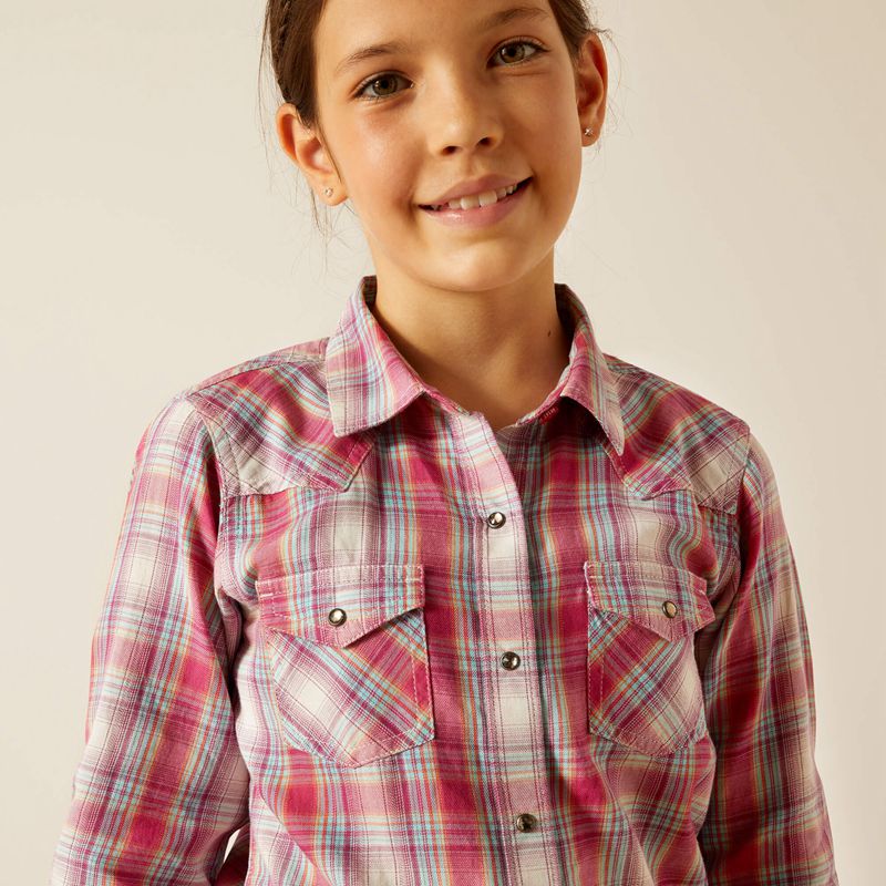 Ariat Merida Shirt Plaid Enfant | PXN-23840735