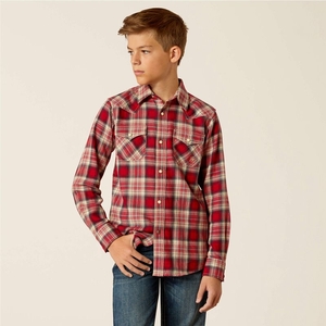 Ariat Herschel Retro Fit Shirt Chili Pepper Enfant | GHD-96800128