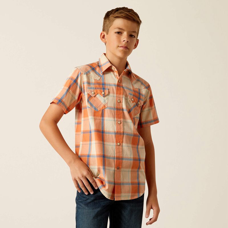 Ariat Retro Fit Shirt Handro Enfant | TJM-02666132