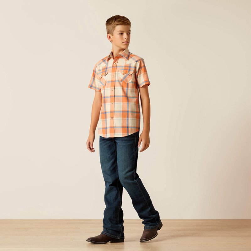 Ariat Retro Fit Shirt Handro Enfant | TJM-02666132