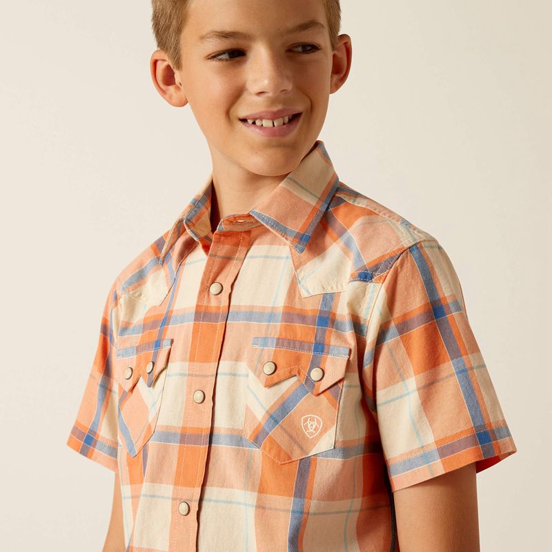 Ariat Retro Fit Shirt Handro Enfant | TJM-02666132