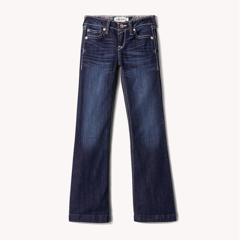 Ariat R.E.A.L. Ryki Wide Leg Jean Nightshade Enfant | CYG-68819564