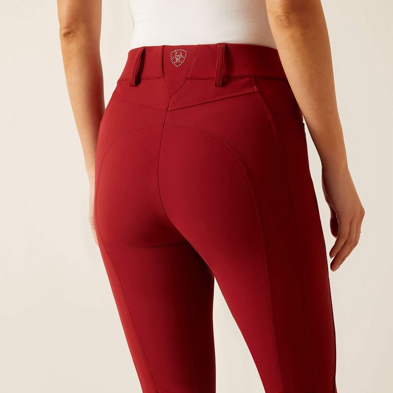 Ariat Tri Factor Grace Knee Patch Breech Sun-Dried Tomato Femme | XOO-52425956