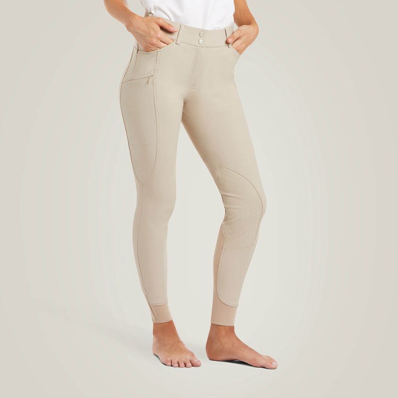 Ariat Prelude Knee Patch Breech Olympia Tan Femme | FKM-81435020