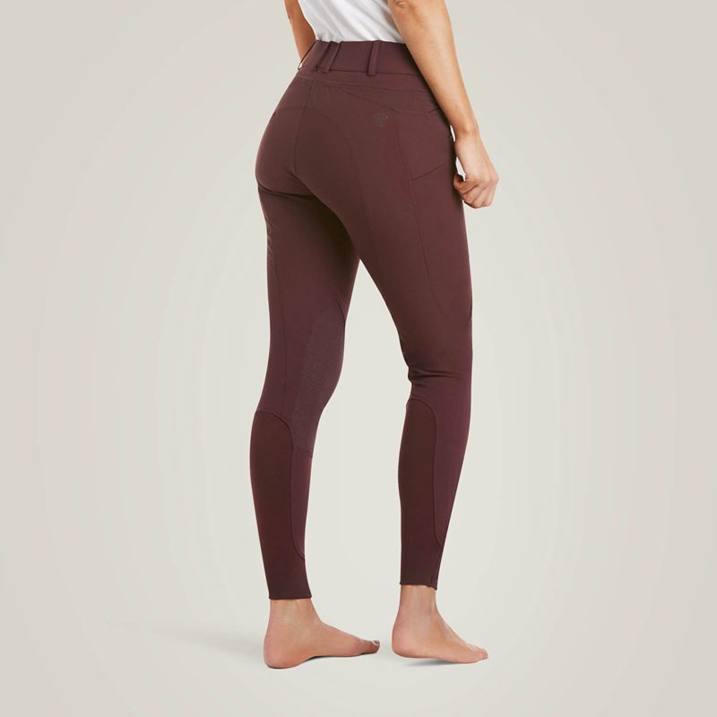 Ariat Prelude Knee Patch Breech Cocoa Femme | ABM-95510772