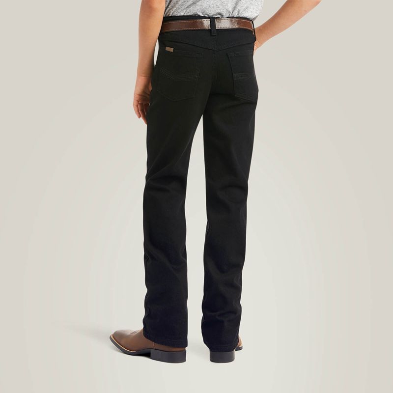 Ariat B5 Slim Stretch Legacy Straight Jean Noir Enfant | JVN-65618143