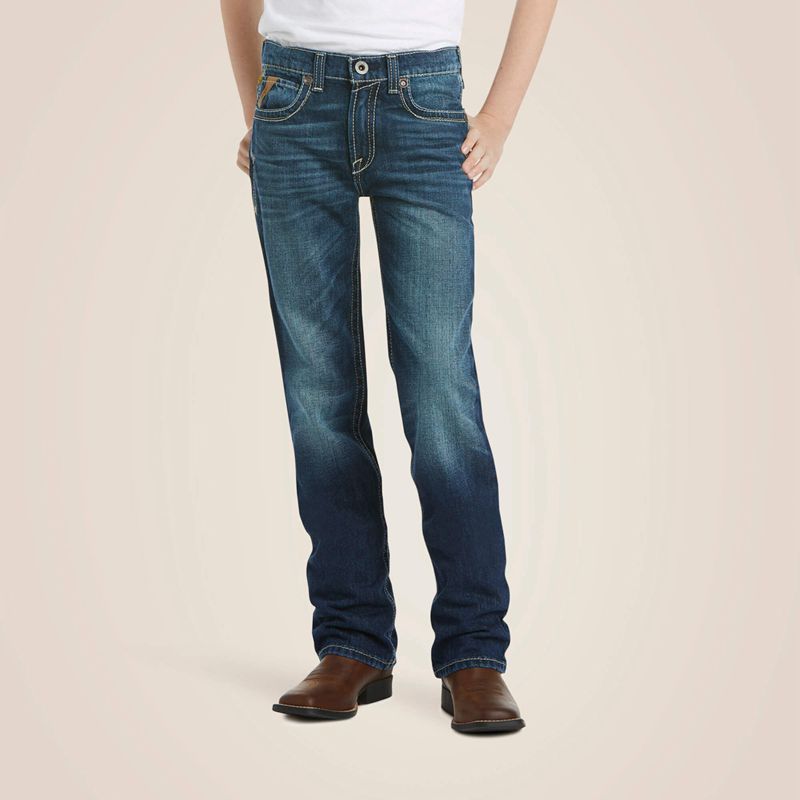 Ariat B5 Slim Boundary Stackable Straight Leg Jean Cyclone Enfant | QZB-77029269