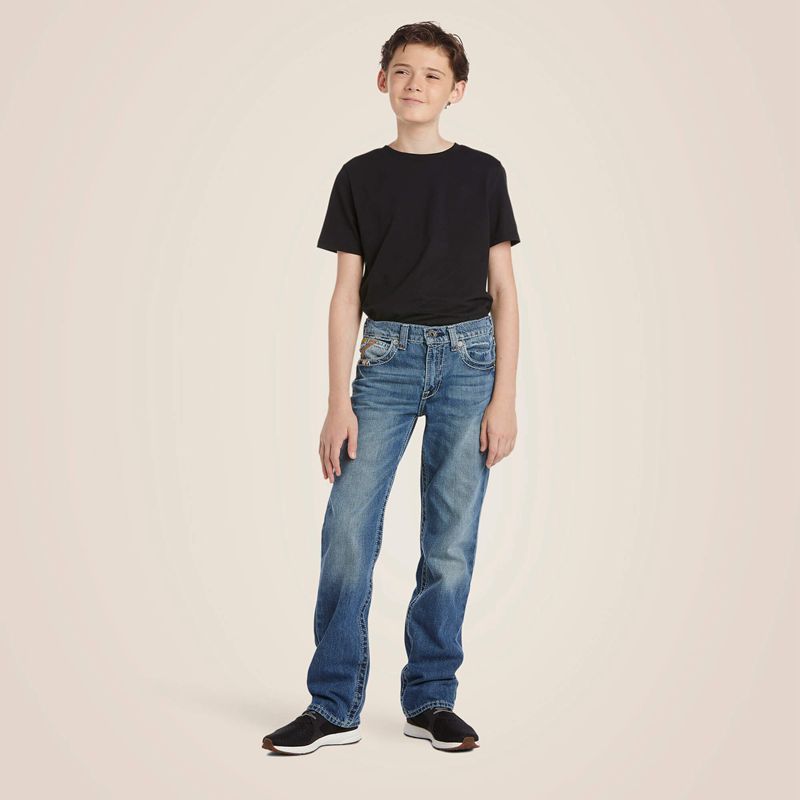 Ariat B5 Slim Charger Stackable Straight Leg Jean Dakota Enfant | JNO-52064249