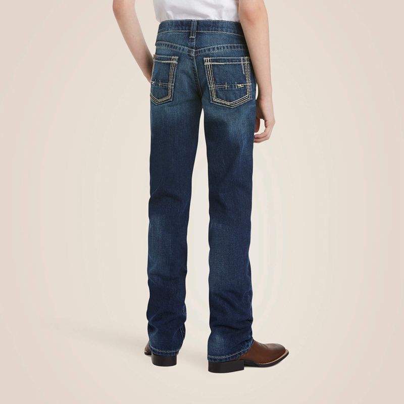 Ariat B5 Slim Boundary Stackable Straight Leg Jean Cyclone Enfant | QZB-77029269