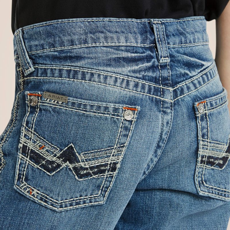 Ariat B5 Slim Charger Stackable Straight Leg Jean Dakota Enfant | JNO-52064249