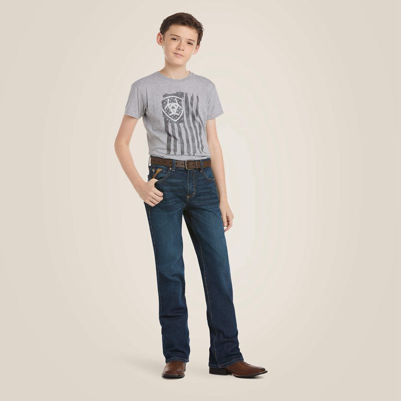 Ariat B4 Relaxed Stretch Legacy Boot Cut Jean Chief Enfant | WLV-76091600