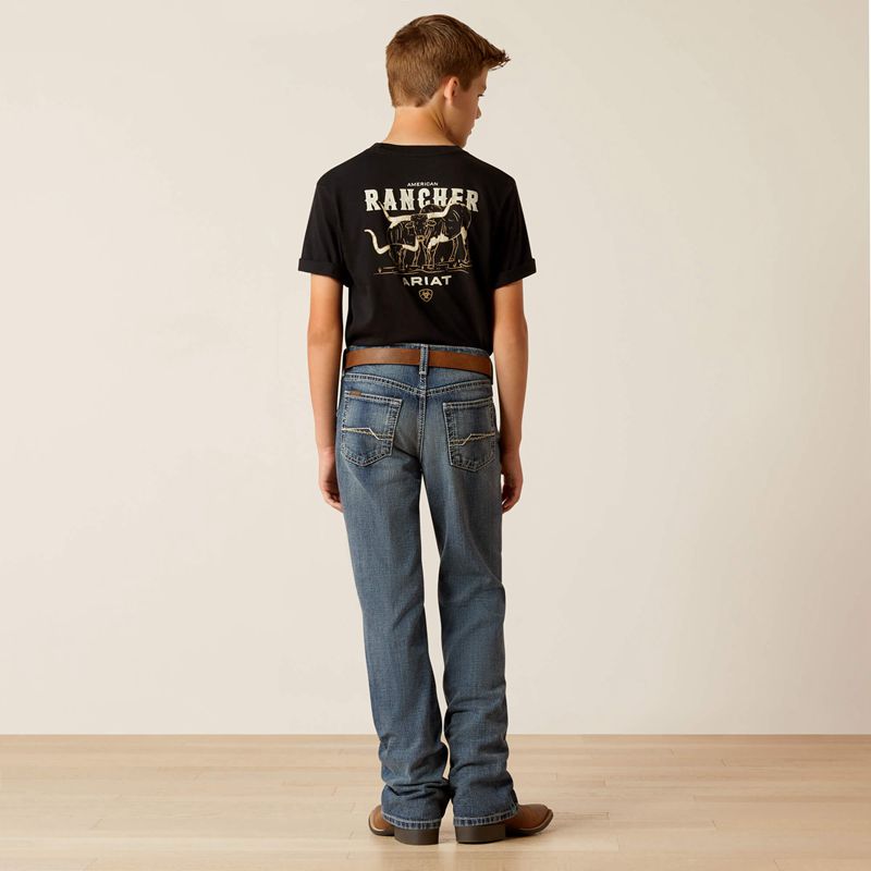 Ariat B4 Relaxed Challenger Boot Cut Jeans Durango Enfant | GAY-35660358