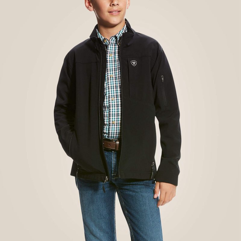 Ariat Vernon 2.0 Softshell Jacket Noir Enfant | XVF-91046409