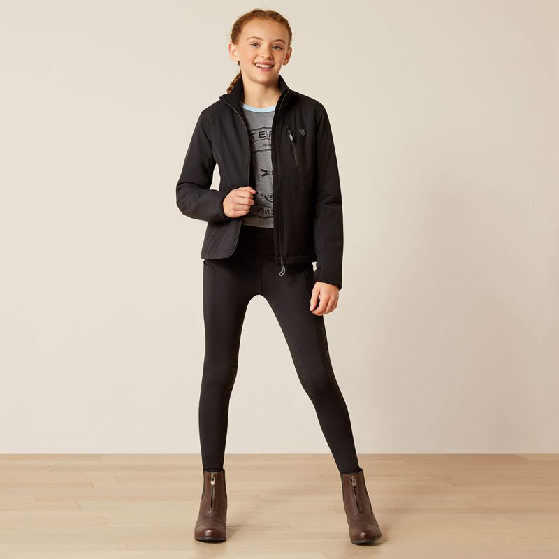 Ariat Rion Stretchshell Insulated Jacket Noir Enfant | AKP-14891475