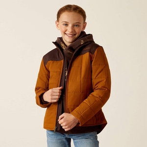 Ariat Crius Jacket Chestnut Horse/Chocolate Plum Enfant | IVH-97096037