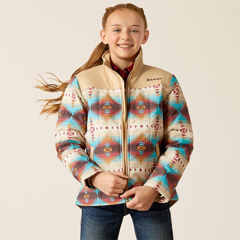 Ariat Crius Jacket Serrano Southwest Print Enfant | ESL-65417993